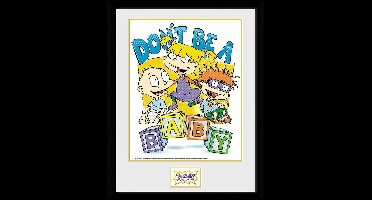 GBeye Poster - Met Kader Rugrats Dont Be Baby - 40 X 30 Cm - Multicolor