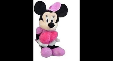 Disney Minnie Mouse Knuffel met hart/ verliefd (40 cm)