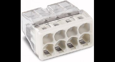 WAGO lasklem 2273-208 | transparant | 8-voudig | 1.0 - 2.5 mm² | 25 stuks