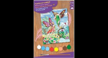 Schilderen op nummer "Sequin Art" Junior Feeën