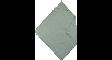 Meyco Baby Uni badcape - stone green - 80x80cm