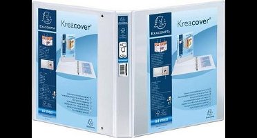 EXACOMPTA presentatieringband, A4 Maxi, wit, 2D-