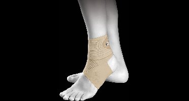 Aanpasbare elastische enkelbrace beige M