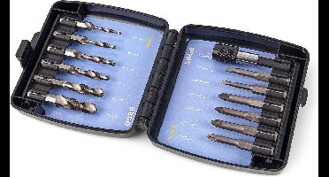 14 Delige (GRABIT) Combinatie Tapboor en Bitset met Bithouder