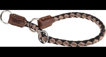Ferplast Sliphalsband Honden Twist 50 Cm Nylon Zwart/bruin