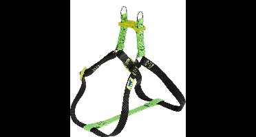 hondentuigje Easy 50 tot 78 cm nylon zwart/groen