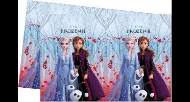 Disney Frozen 2 tafelkleed 120 x 180 cm - Kinderfeestje tafelkleden/feestkleden tafeldecoratie