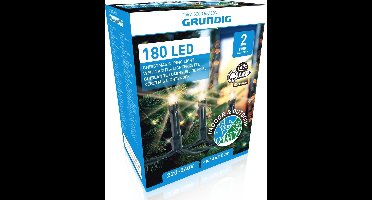Grundig Kerstverlichting - 180 LED Lampjes voor Binnen en Buiten - 1642,5 cm - IP44 - Warm Wit
