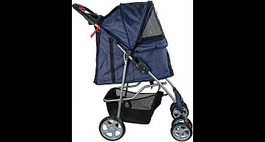 Topmast Hondenbuggy Buggie Donkerblauw - 4 Wielen - AANBIEDING