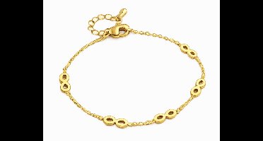 Armband - Goudkleurig- verguld - dames - Vrouwen - feest sieraden - verjaardag cadeau - cadeau - vakantie