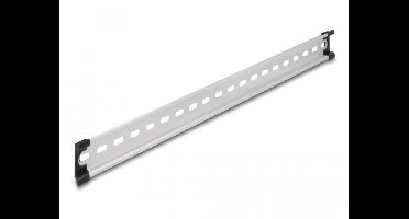 DIN-rail met sleufgaten | 50 x 3,5 x 0,75 cm | aluminium