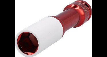 Professionele Lange Krachtdop 21 mm - Extra Lang (150 mm) - 1/2" Aansluiting - Premium 42CrMo Chroom-molybdeenstaal - Wielmoerdop voor Lichtmetalen Velgen