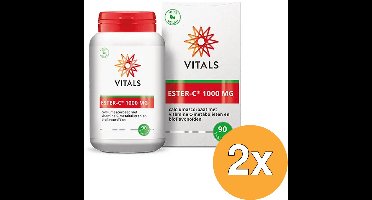2x Vitals Ester C 1000 mg (90 tabletten)
