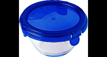 Pyrex Cook & Go Schaal Rond - Inclusief Deksel - Borosilicaatglas - 200 ml - Transparant