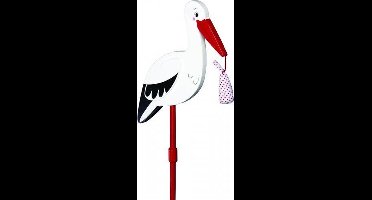 Houten decoratie speelgoed ooievaar 77 cm - Speelgoed dieren - Houten speelgoed