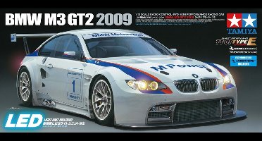 Tamiya Modelbouwpakket Auto - 58449 RC Auto - BMW M3 GT2 2009 - 4WD TT-01E Chassis met Cup NL Certificaat RC Plastic - 1:10 - Modelbouw