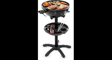 Tristar Elektrische BBQ met Stand - 2200W - Ø41 cm - Deksel met Thermometer - Keramische Coating - 250°C - BQ-2885