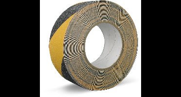 TechnoTape antislip tape 50mm x 18 meter zwart/geel (TTA03258)
