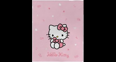 Hello Kitty Fleeceplaid Cute - 125 x 150 cm - Polyester