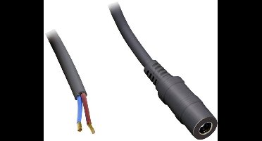 BKL Electronic Laagspannings-aansluitkabel Laagspanningsbus - Open kabeleinde 5.50 mm 2.50 mm 0.50 m 1 stuk(s)