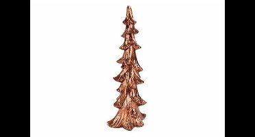 Kerstboom Koper 18x13xh46cm Aardewerk