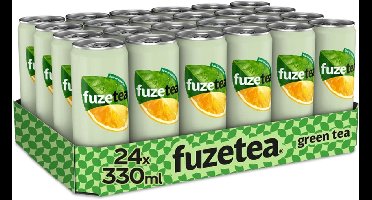 Tray Fuze tea - Green - 24x33cl