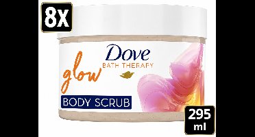 8 x Dove Bath Therapy Glow - Body Scrub - 295 ml