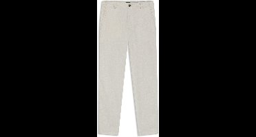 BOSS - Heren broek - Maat 38/L34 - Mannen - 070 Open grey - Vlas of linnen