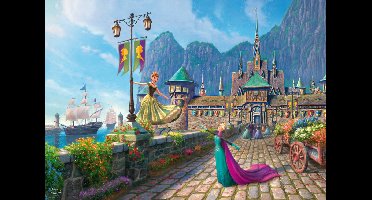 Schmidt puzzel Disney Frozen Arendelle 1000 stukjes legpuzzel.