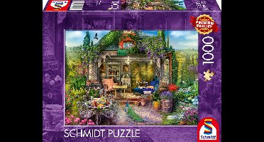 Schmidt - Legpuzzel - Geluk in het tuinhuisje in de wijngaarden - 1000 stukjes - Volwassenen - vanaf 12 jaar