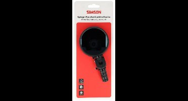 Simson spiegel Excellent Rond - Anti Reflecterend- Fietsspiegel - verstelbaar - zwart