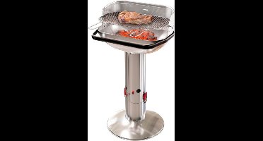 55 houtskoolbarbecue uit rvs 56 cm x 34 cm