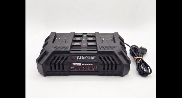 PARKSIDE® Dubbele accu oplader 2x 4,5 W - 200W - Compatibel met alle accu's uit de Parkside® 20V familie
