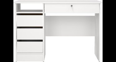 Giga Living Kantoorbureau Function Plus - Wit - 109x51x76cm