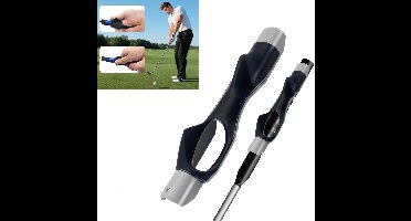 Grijs Golfclub-greepcorrector Voor De Hand, Hulp Bij De Swingtraining, Hulpmiddel Voor Het Aanleren Van De Standaardgreep, Geschikt Voor Beginners, Antislip, Correctie Van De Greephouding