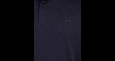 Hugo Boss polo lange mouw donkerblauw