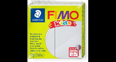 FIMO kids boetseerklei 42 g licht grijs