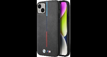 BMW M Tricolor Back Case - Geschikt voor Apple iPhone 14 Plus (6.7") - Grijs