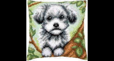 Vervaco - Kruissteekkussen kit Hond - PN-0211912 - Borduren - Borduurpakket - Borduurpakket volwassenen - Borduurpakket kind