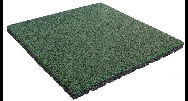IVOL Rubber tegels 30 mm - 1 m² (4 tegels van 50 x 50 cm) - Groen