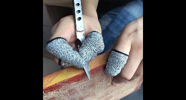 50 stuks anti-snijvingerbeschermers voor vingers, handschoenen voor het plukken van keukengereedschap, handschoenen voor het snijden en snijden van vingers, anti-snijvingerbeschermers voor in de keuke