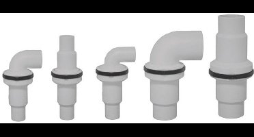 Lalizas rechte TERUGSLAGKLEP 19-25mm