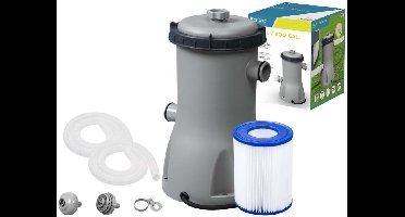 Bestway Zwembadwaterbehandelingsinstallatie Van 3028 Liter Zilver
