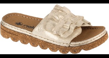 Rieker Slides Shoes, Vrouwen, Beige, Slippers, maat: 36