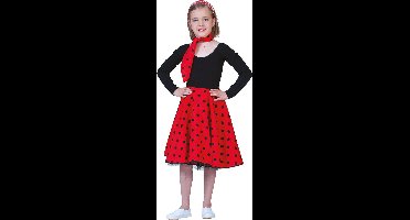 Rood rock & roll rokje meisjes