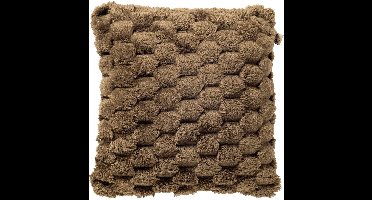 Dutch Decor VIVA - kussenhoes 45x45 cm - superzacht - 100% gerecycled - Military Olive - groen - met rits - zonder binnenkussen