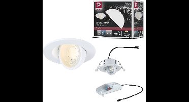 LED-inbouwlamp Zina IP65 5W / 8W 685lm / 0lm 230V dimbaar 2700 - 4000K Wit mat