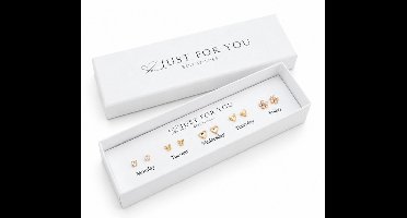 Oorbellen set - Goudkleurig - week set - roestvrij staal - verguld -Sieraden - Oren - Vrouwen- verjaardag cadeau - cadeau - Schattige Oorbellen