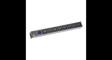 BACHMANN BN0500 19 Inch 1HE 8xC19, Voeding 2,0m CEE7/7