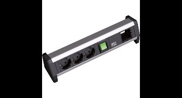 BACHMANN DESK 1x schakelaar 3x geaard stopcontact 1x ABD GST18